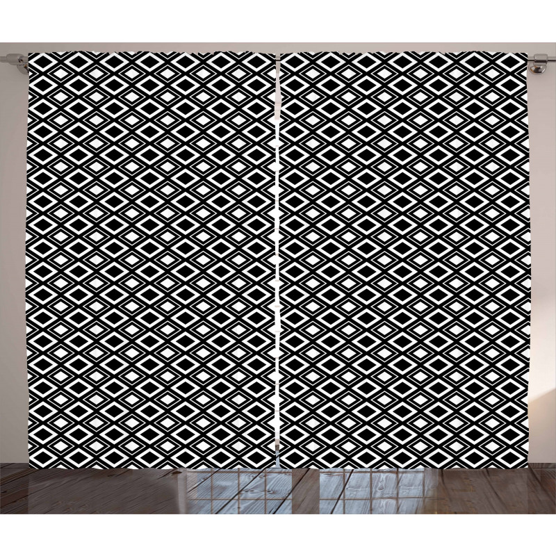 Squares Modern Curtain