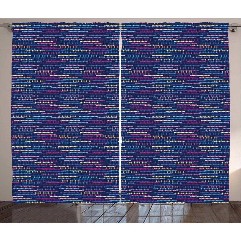 Abstract Circle Design Curtain