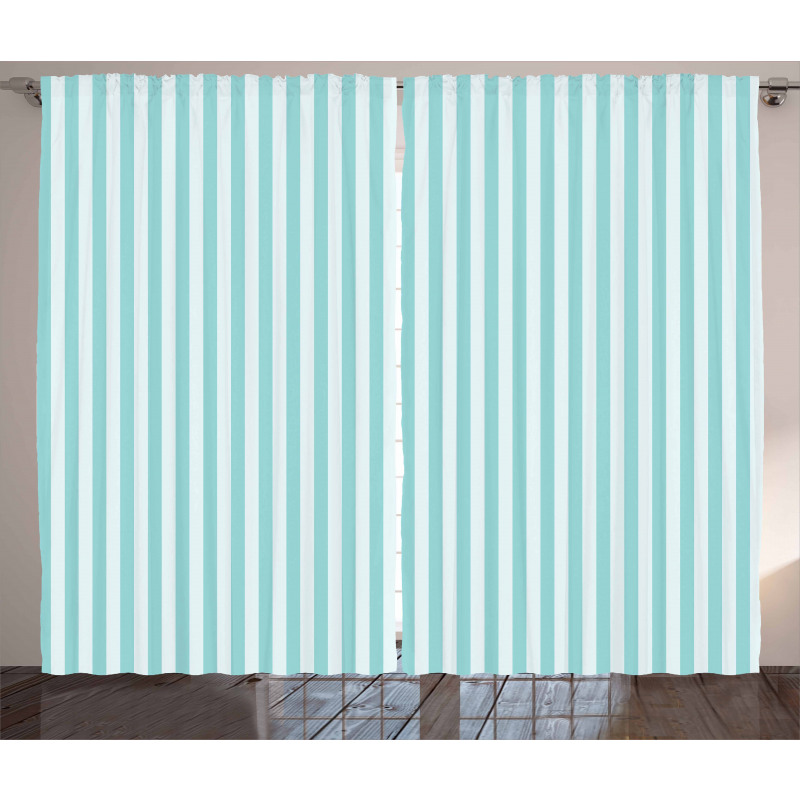 Vertical Line Pattern Curtain