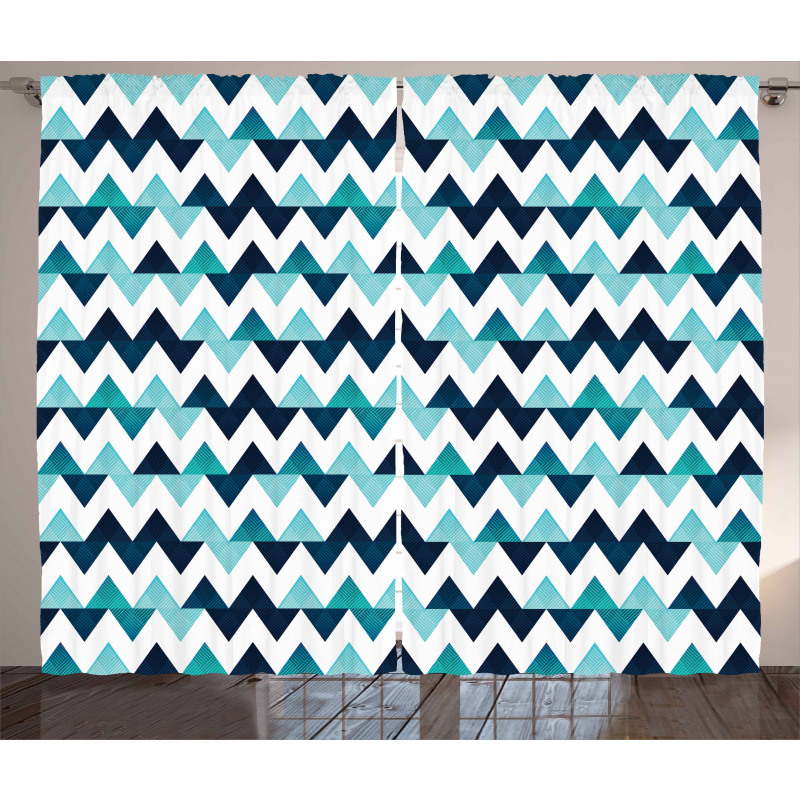 Modern Zig Zag Curtain