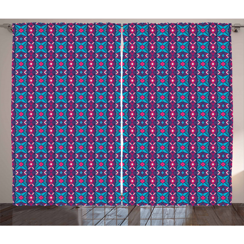 Rhombuses Pattern Curtain
