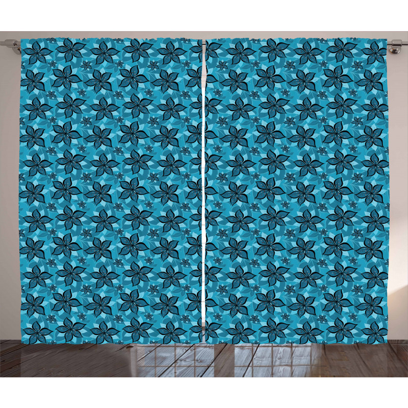 Abstract Summer Design Curtain