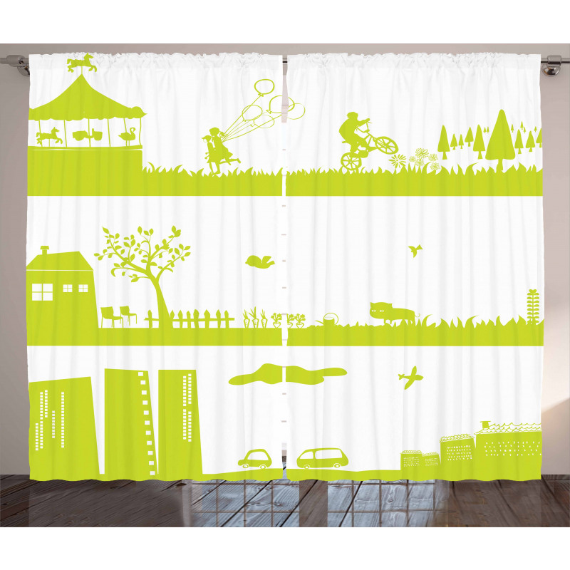 Landscape Pattern Curtain