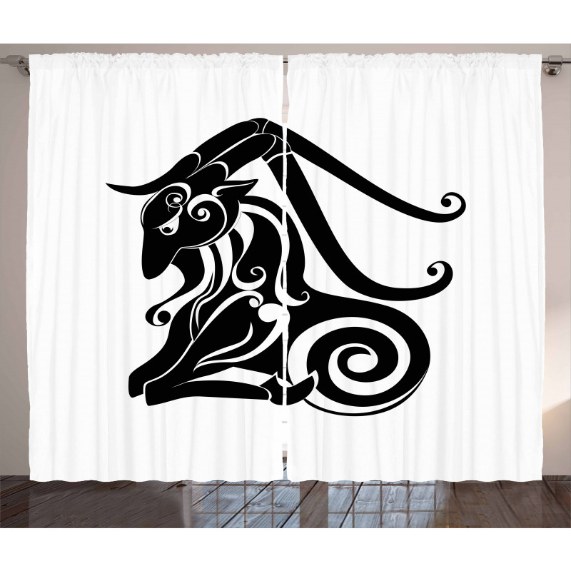 Animal Design Curtain