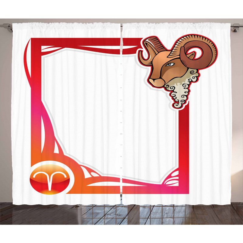 Cartoon Frame Curtain