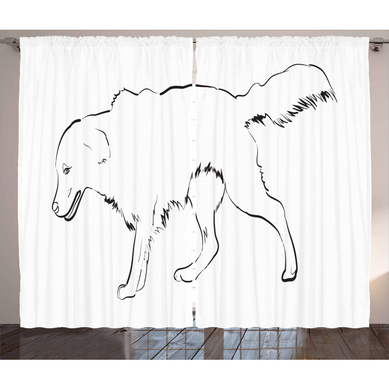 Thoroughbred Furry Curtain