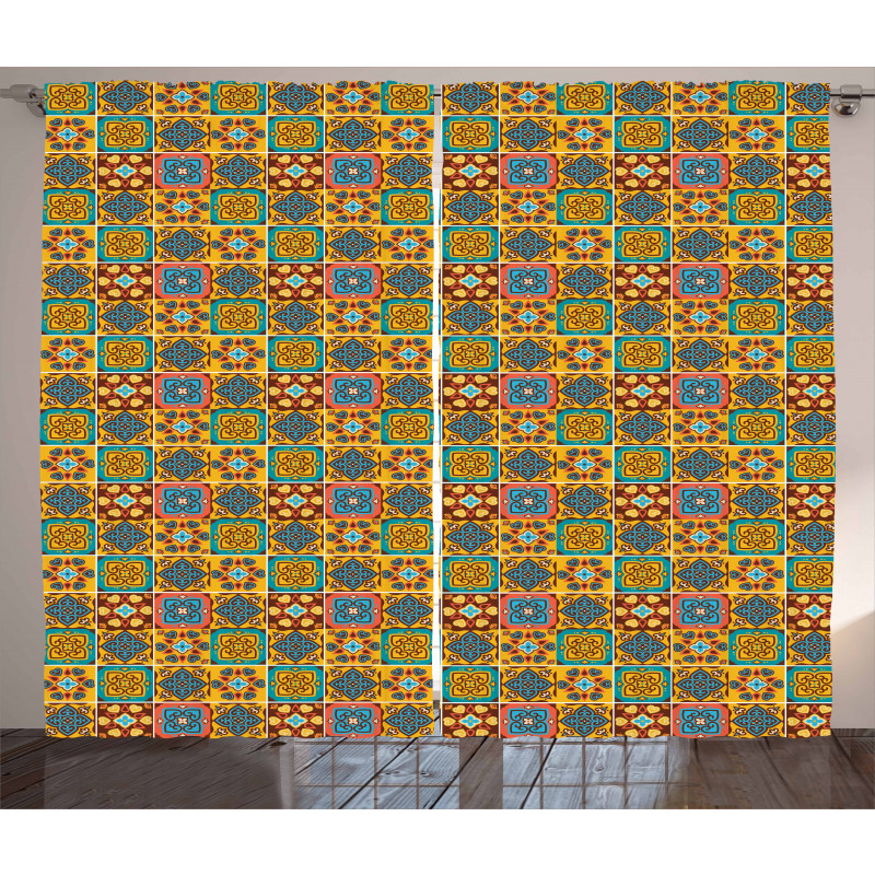 Azulejo Tile Mosaic Curtain