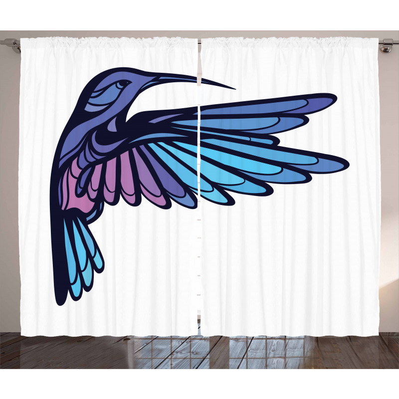 Exotic Hummingbird Curtain