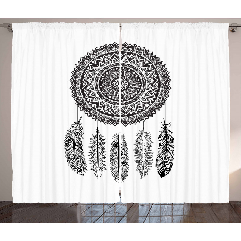 Aztec Dream Catcher Curtain