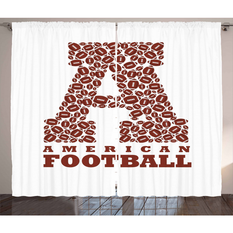 American Football Curtain