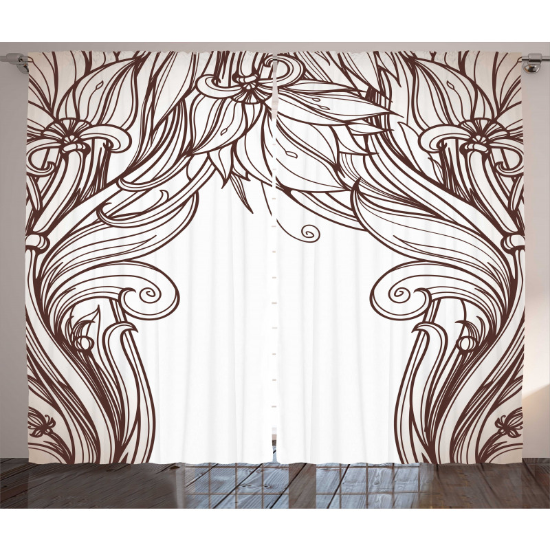 Curving Branches Curtain