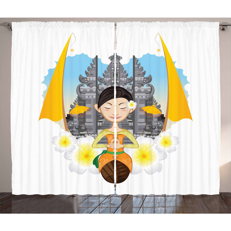 Traditional Girl Curtain