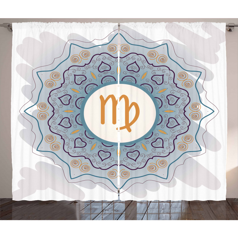 Karma and Mandalas Curtain