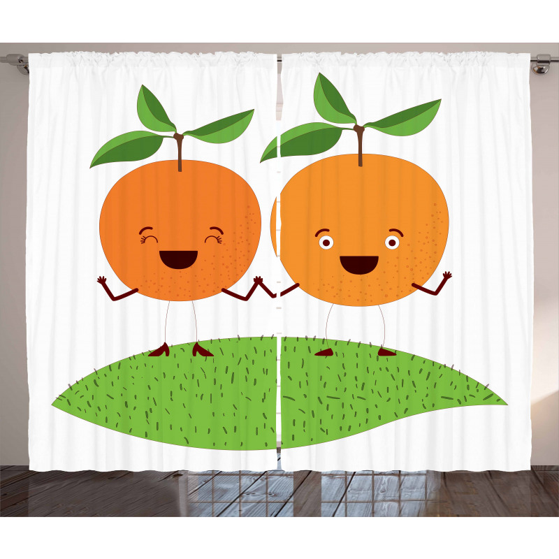 Cartoon Fruit Curtain