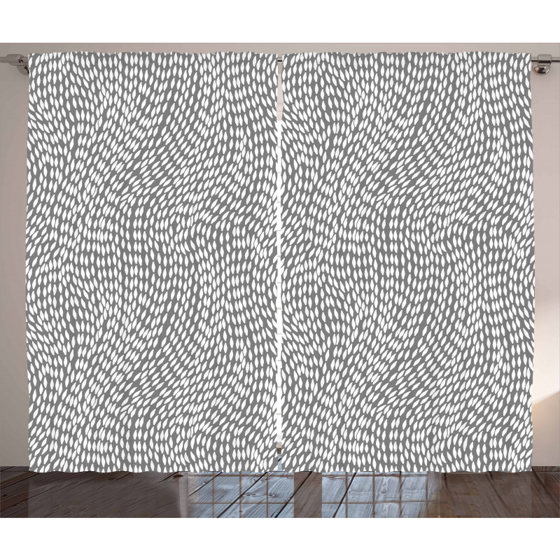 Abstract Modern Sea Curtain