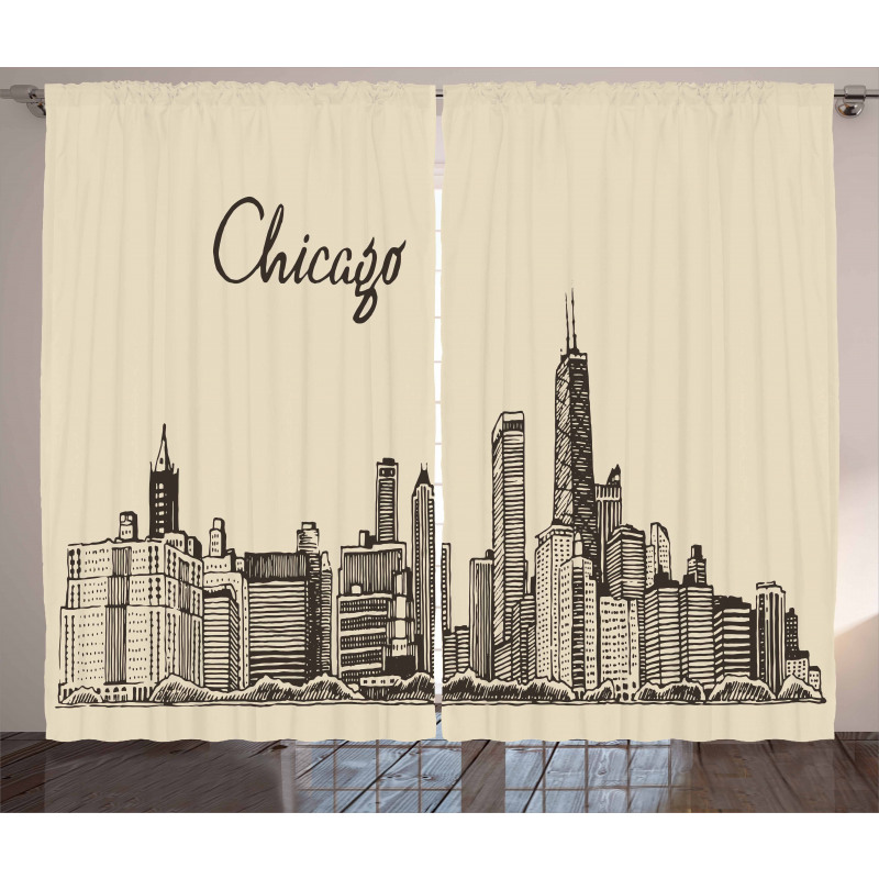 Vintage Urban Curtain