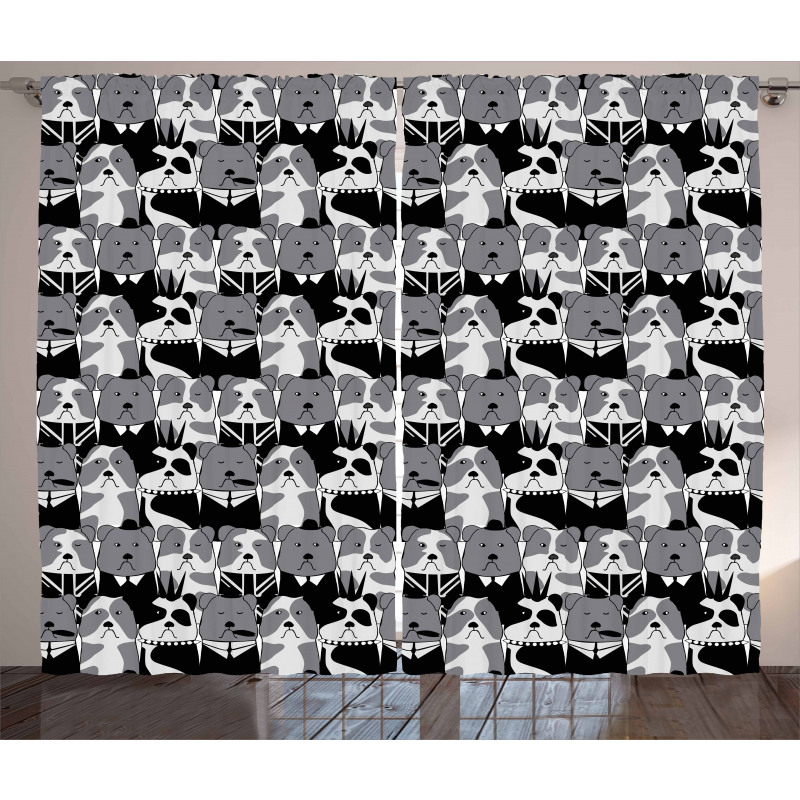 Gentlemen Punk Animals Curtain