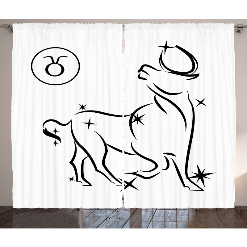Animals Horoscope Curtain