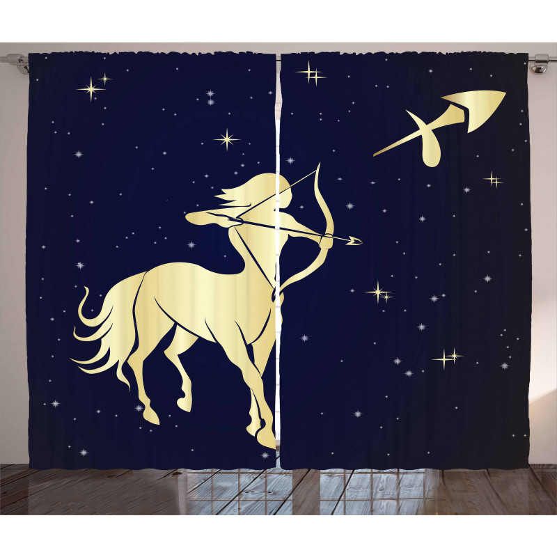 Centaur Motif Curtain