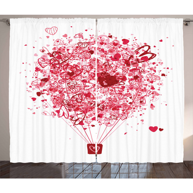 Love is in the Air Balloon Curtain