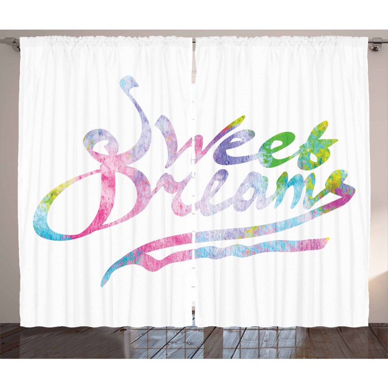 Happiness Youth Themes Curtain