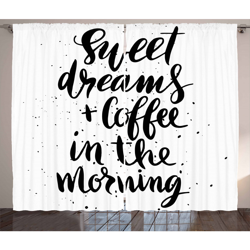 Coffee in Morning Curtain