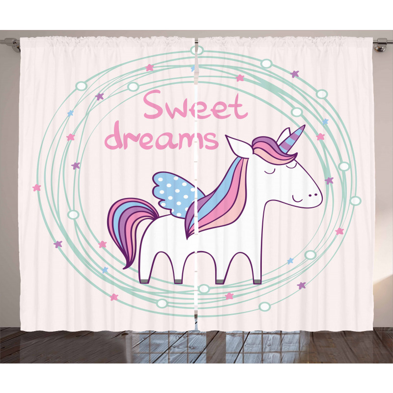 Magic Unicorn Curtain