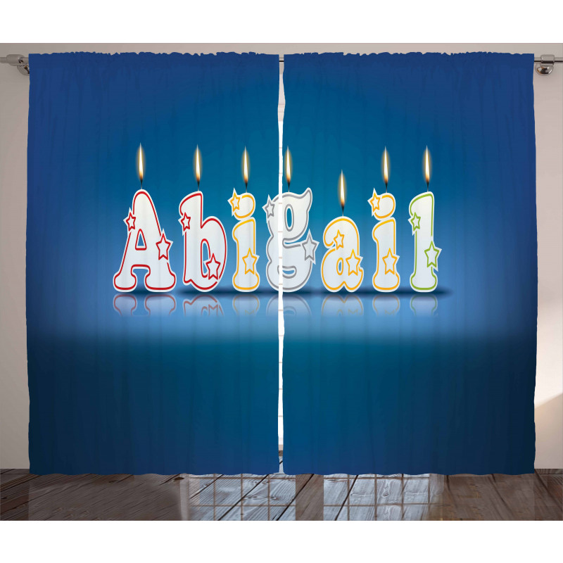 Alphabet Cake Topping Curtain