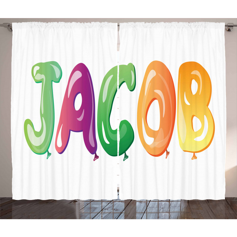 Traditional Male Name Curtain