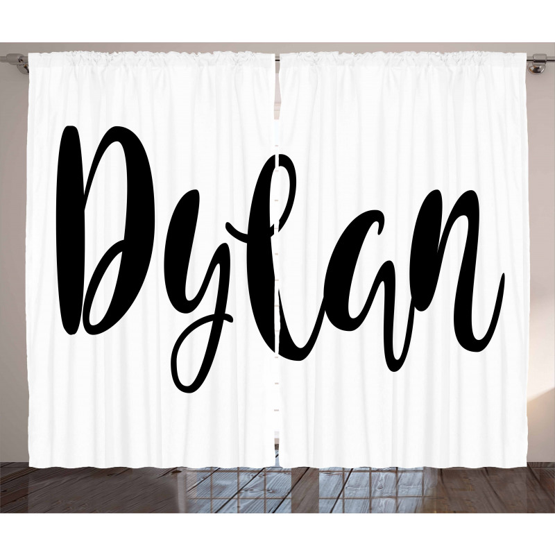 Font Design Curtain