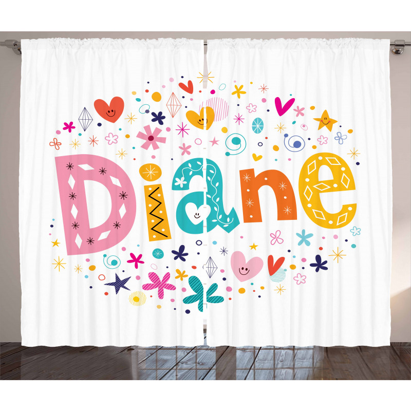 Baby Girl Name Curtain