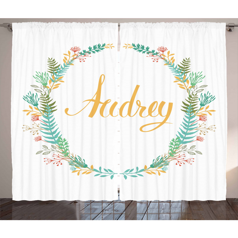 Retro Flourishing Nature Curtain