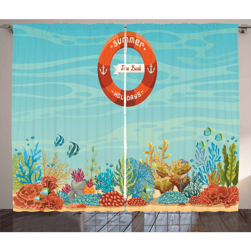 Lifebuoy Coral Reef Curtain