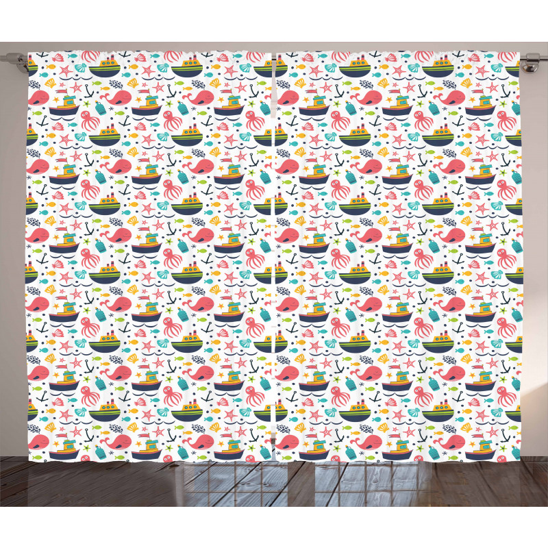 Nursery Summer Pattern Curtain
