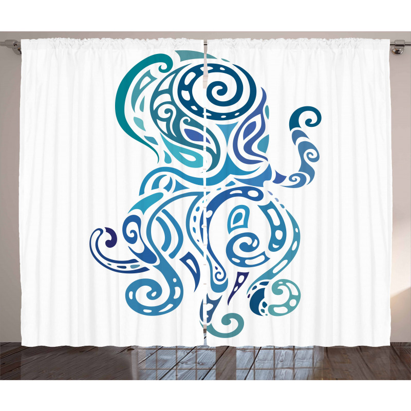 Sea Animal Curtain