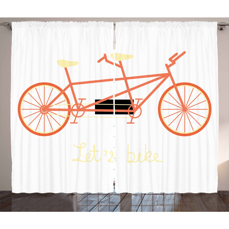 Lets Bike Retro Vehicle Curtain