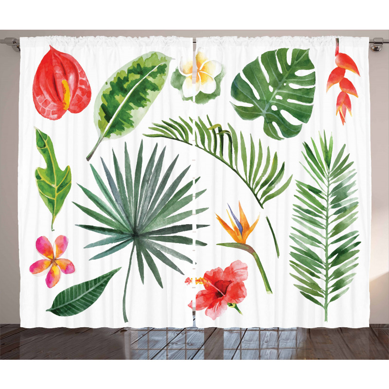 Lush Jungle Rainforest Curtain