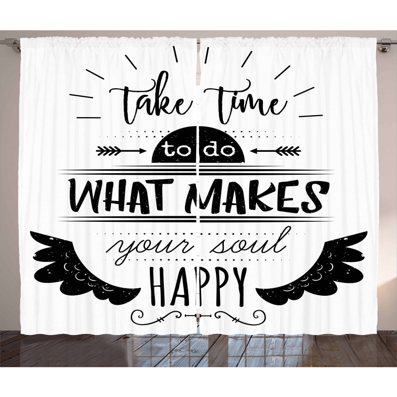 Do What Makes You Happy Curtain