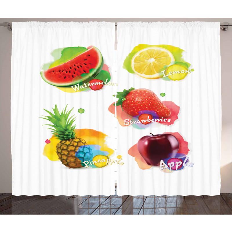 Colorful Summer Food Curtain