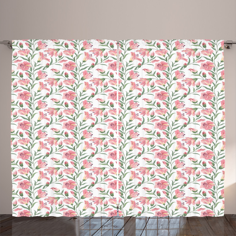 Flourishing Wild Blooms Curtain