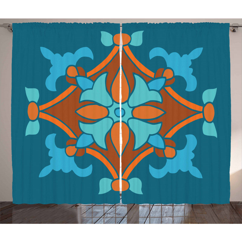 Folkloric Pattern Curtain