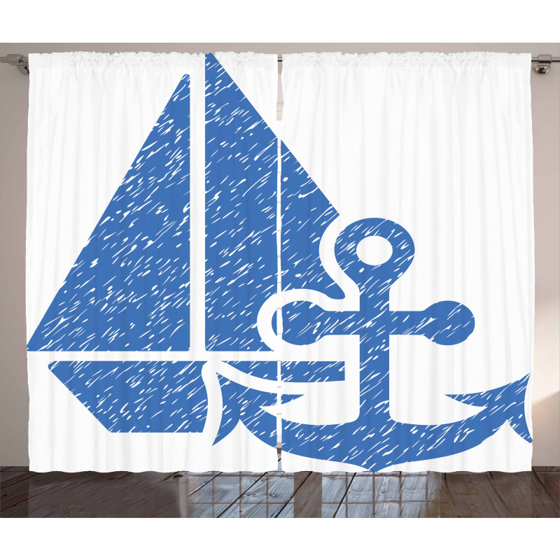 Sailingboat Curtain
