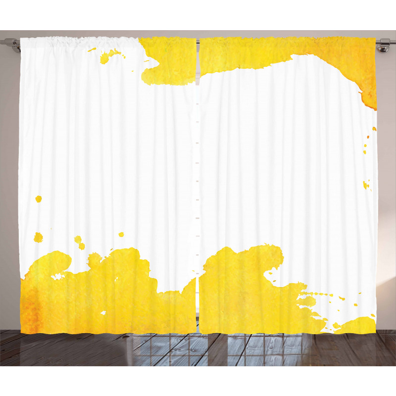 Watercolor Stain Curtain