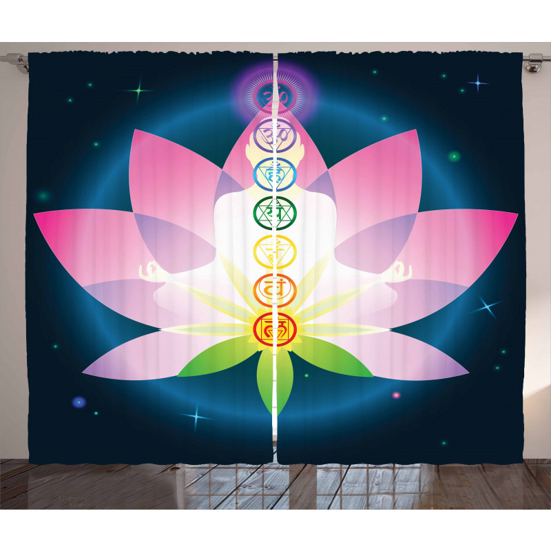 Lotus Flower Muladhara Curtain