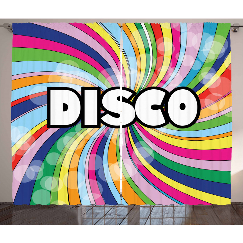 Eighties Disco Curtain
