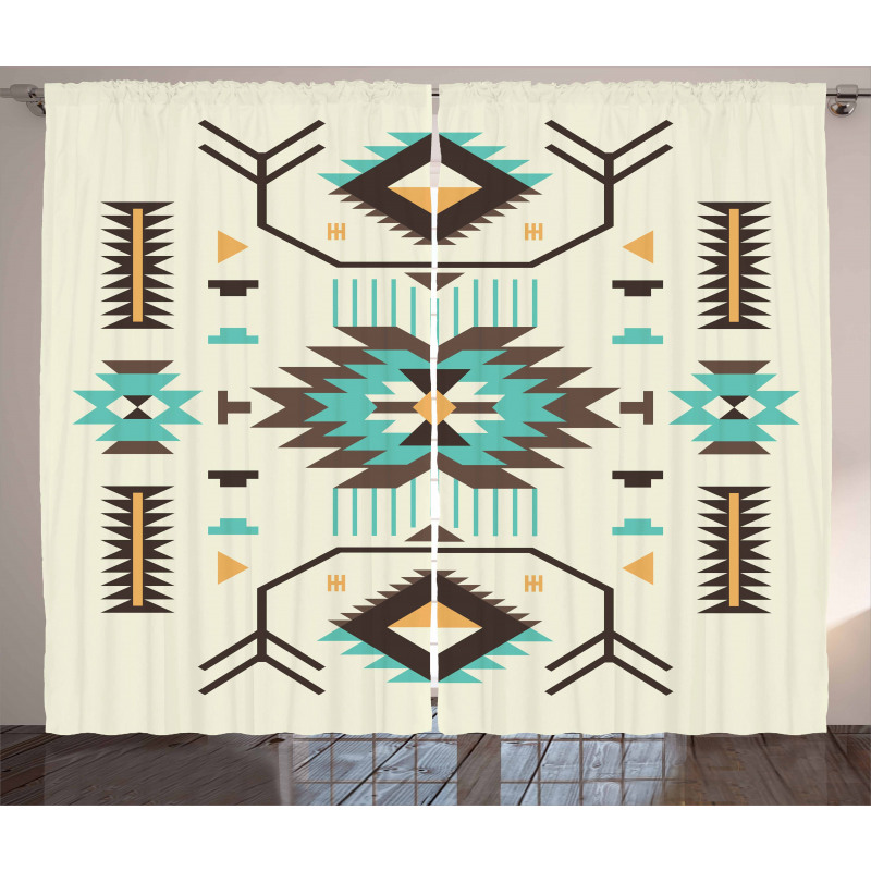 Aztec Art Curtain