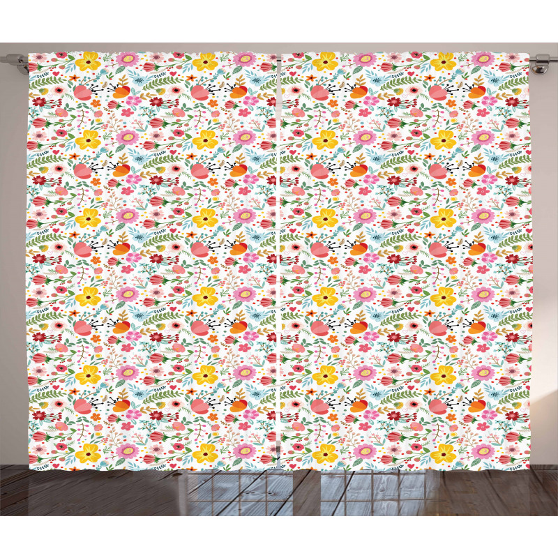 Herbs and Flowers Curtain