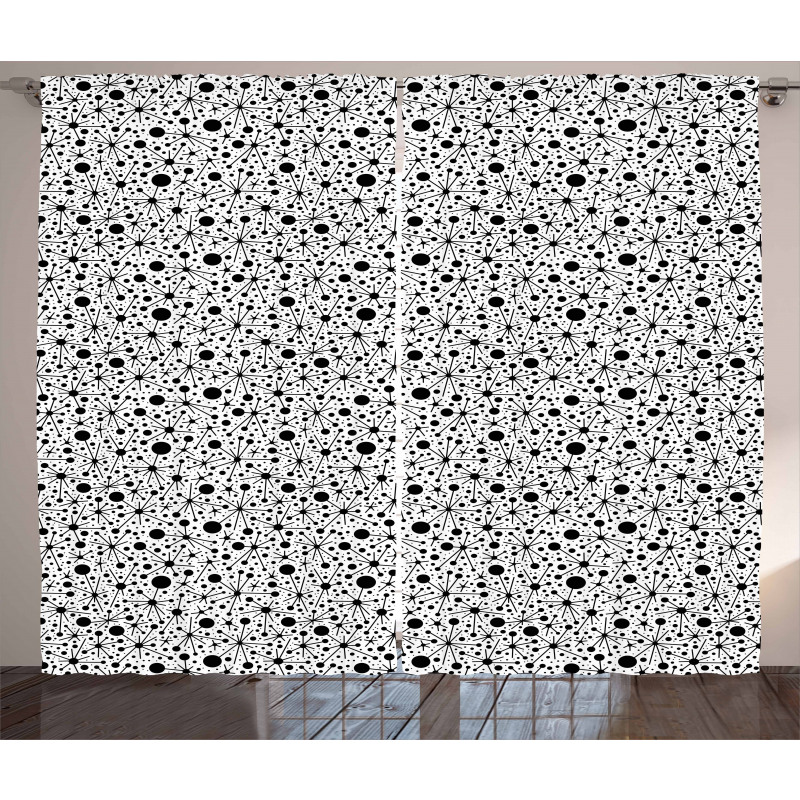 Spotty Abstract Curtain