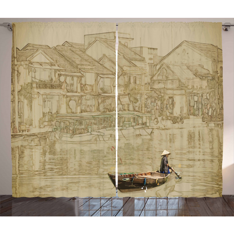 Vietnam Scenery Curtain