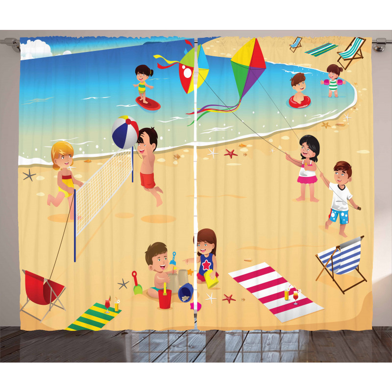 Beach Volleyball Curtain